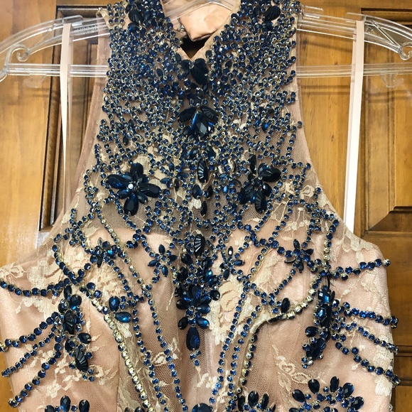 Dresses & Skirts - Dark blue two piece dress